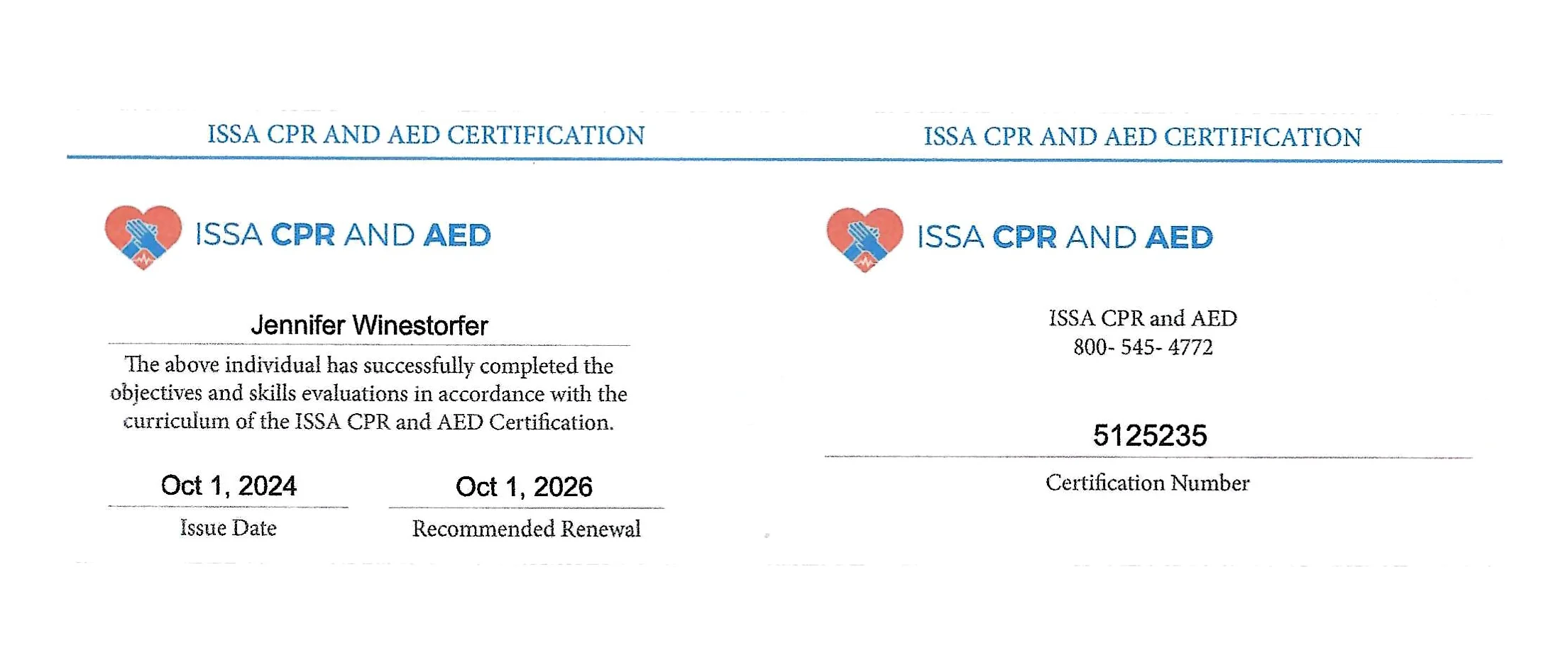 8.10-31-26 - ISSA Cerfification Renewal CPR-AED Scanned-webp